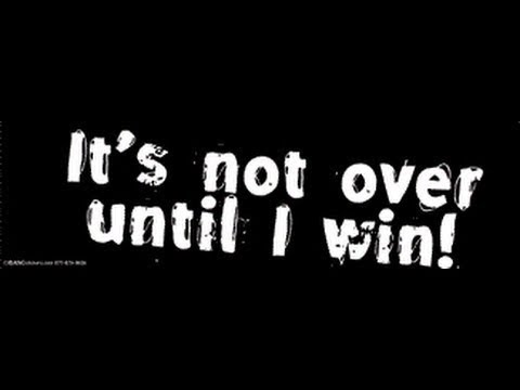 Won me over. Its not over until i win. It's not over until i win обои. Daughtry it's not over. Until you win.