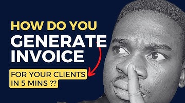How To Create  A SIMPLE INVOICE For your Clients in 5 Minutes || INVOICE GENERATOR || Tech Tools