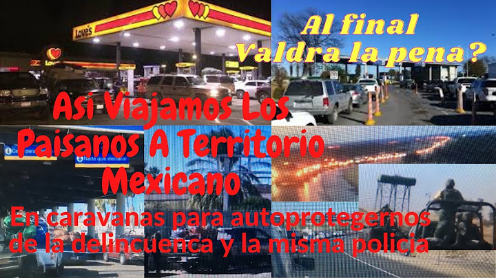 Asi Viajamos Los Paisanos De USA y Todo Lo Que Pasamos Mientras Manejamos Por Territorio Mexicano