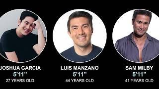 Celebrity 🇵🇭 *Filipino Actors and their height* Wealth