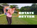 Rotate to a better golf swing  golf with michele low