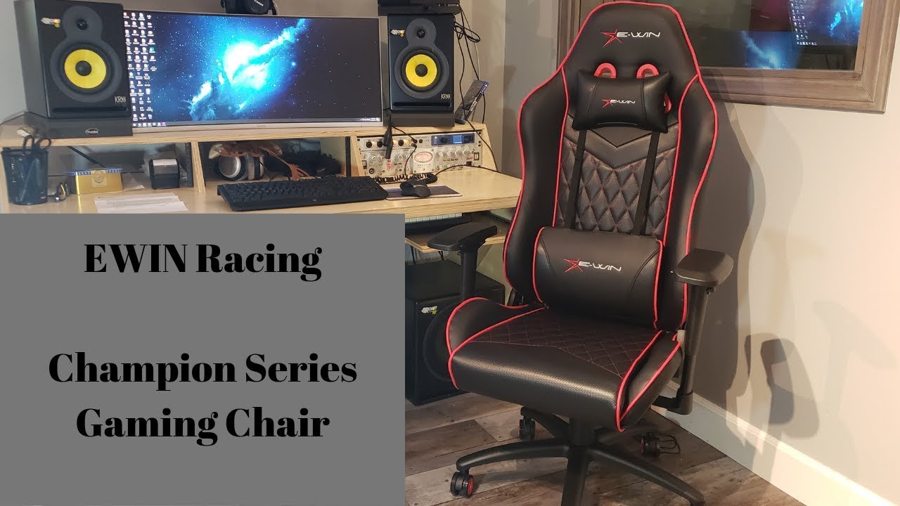 Ewin Champion Gaming Chair Review Streaming and Let's Play Chair