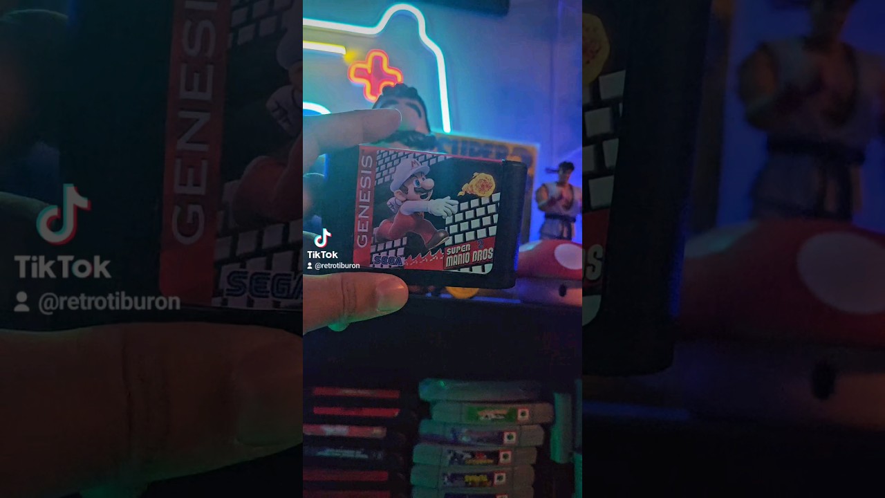 Super Mario Bros on the Sega Genesis?! #segagenesis #supermariobros #nintendo