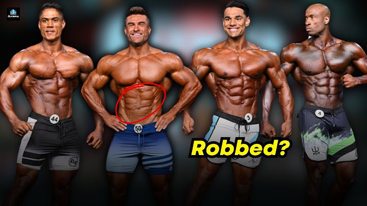 2024 Mr. Olympia - Men’s Physique Final Results – Top 5