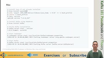 2.1.0 Installing Kafka With Zookeeper on Windows, Mac, Linux and Docker