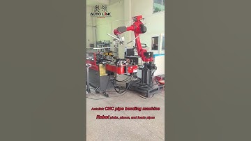 CNC Pipe Bending Machine with Robotic Pick & Place | Fully Automated Pipe Handling