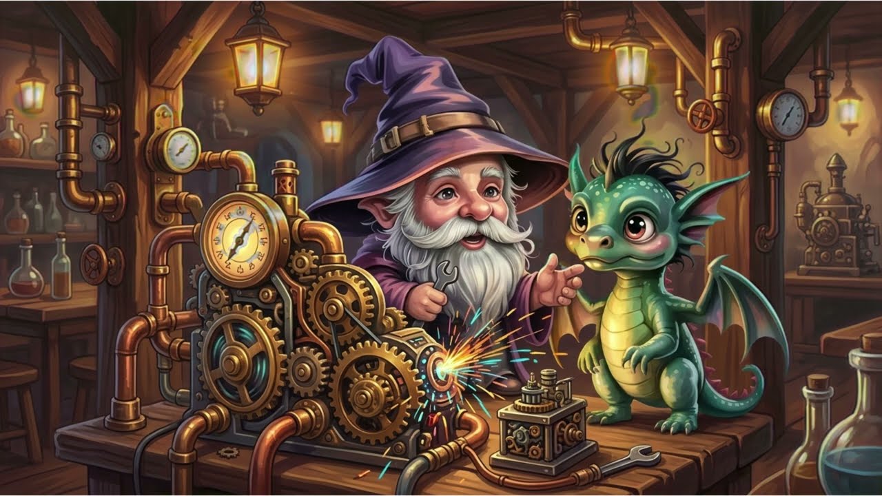 Watch The Gnome Improves a Perfectly Good Problem ⚙️ | Cozy Steampunk Tavern Song on YouTube Watch The Gnome Improves a Perfectly Good Problem ⚙️ | Cozy Steampunk Tavern Song on YouTube