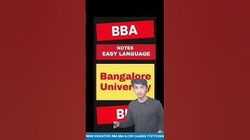 BBA BOOKS/NOTES BU|Bangalore University|EASY LANGUAGE|BBA NOTES/BOOKS|BCOM NOTES/BOOKS|