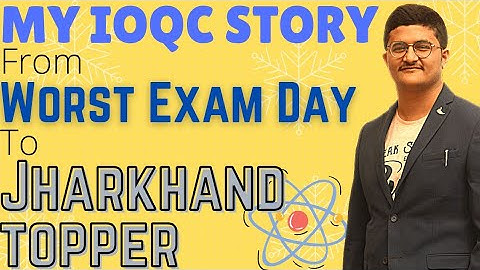 My NSEC Story | WORST EXAM DAY to Jharkhand State Topper | Chemistry Olympiad | NSEC, INChO