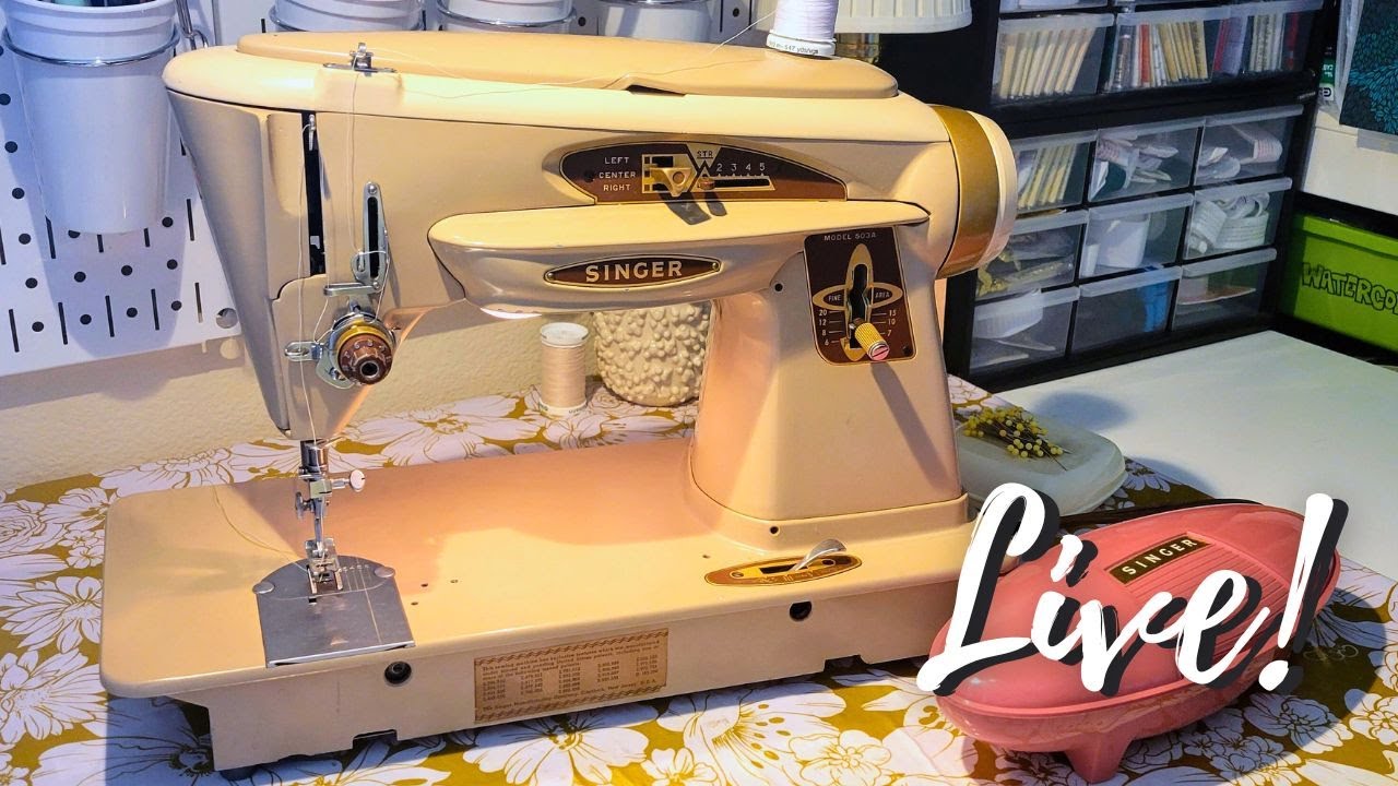 Introducing my Vintage Singer 503A "Rocketeer"! YouTube