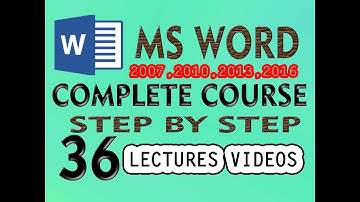 Sir Faisal Lecture 3 to 36 -  step by step Complete MS word Tutorial in Pashto (A to Z)