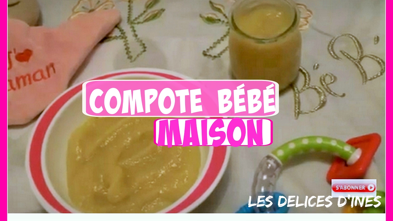 Recette Compote Bebe Pomme Poire Banane A La Cannelle Youtube