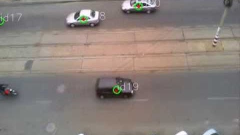 OpenCV Car tracking using Hungarian algorithm and Kalman filter (first attempt)