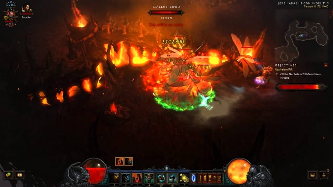 Diablo3 Barb Fire+130%