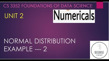 2.4 Normal Distribution Example 2 in Tamil