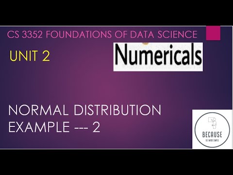 2.4 Normal Distribution Example 2 in Tamil