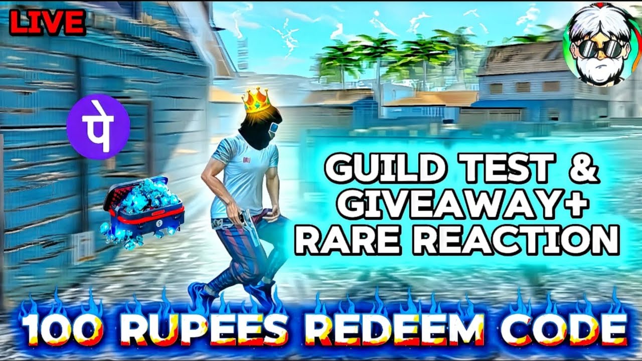 Free Fire Guild Test + Diamond Giveaway 💎 | Custom Room | Join Fast🥶🥶