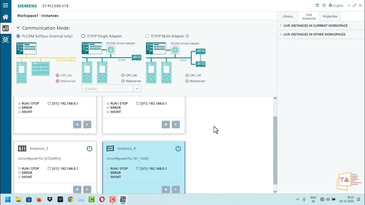 TIA Portal V18 PLCSIM V18 New User Interface Explained in Tamil YouTube