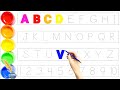 How to Write Letters for Children - Teaching Writing ABC for Preschool - Alphabet for Kids