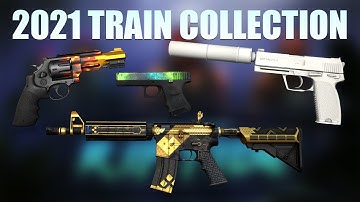 CS:GO - The 2021 Train Collection SHOWCASE ALL SKINS INGAME (NEW Operation Riptide Update)