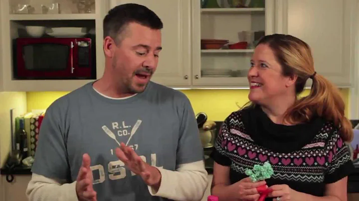 DIY Glitter Stenciled Champagne Bottle with Mod Podge