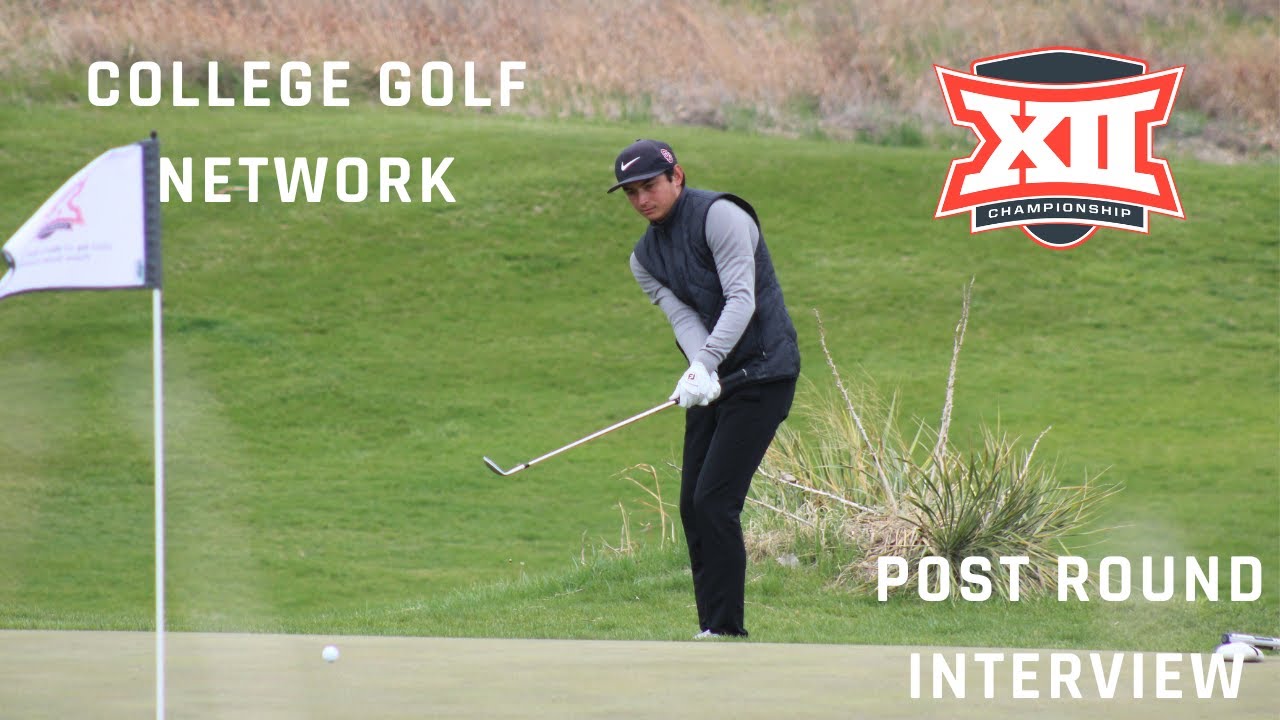Patrick Welch (Oklahoma University) Post Round Interview (Big 12 Golf