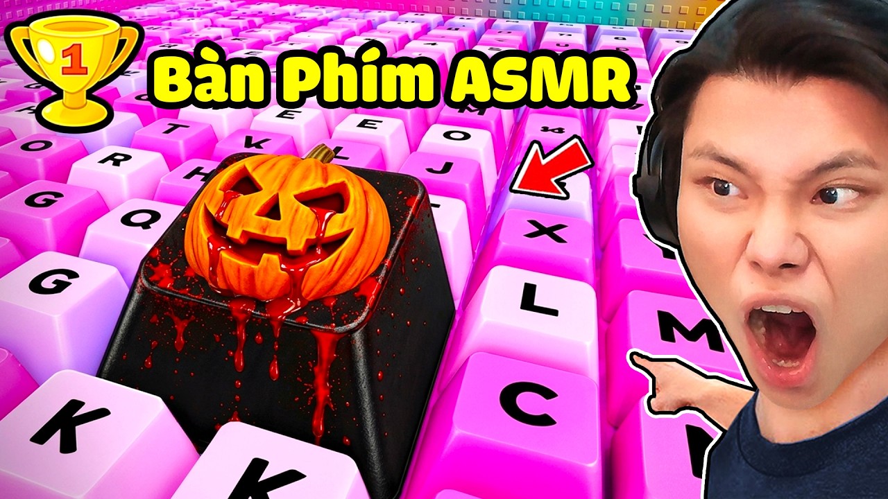 [ROBLOX] JayGray +1 Bàn Phím ASMR Halloween Đáng Sợ🎃🩸Thử Thách Phá Đảo Map Keyboard Escape Mới