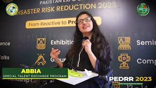 Ms . Abbia from Special Talent Exchange Program(STEP) PEDRR-23