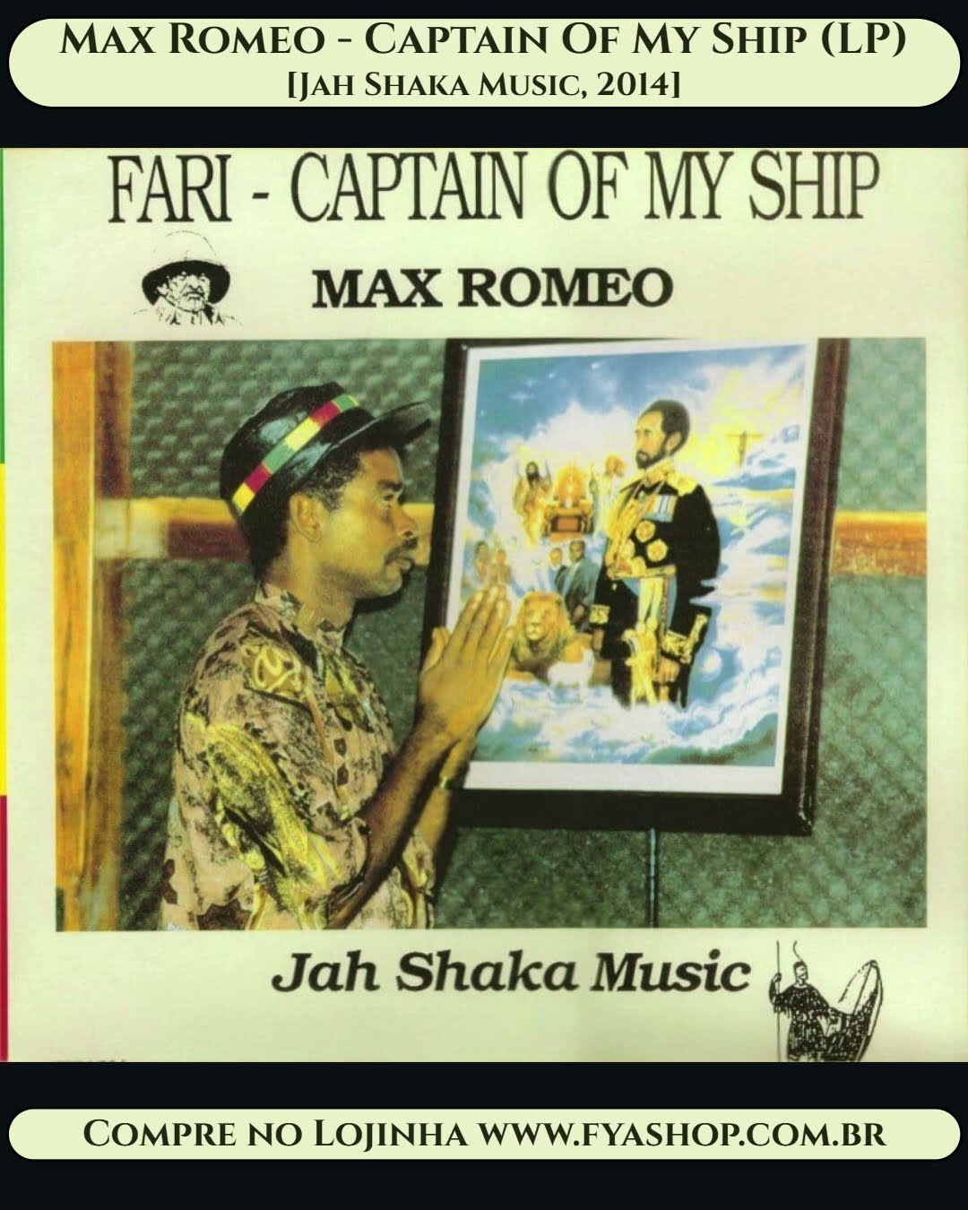 💥 Max Romeo - Capitão do Meu Navio (LP, Álbum, RP) [Jah Shaka