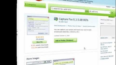 Use Firefox To Record Screen Capture Videos
