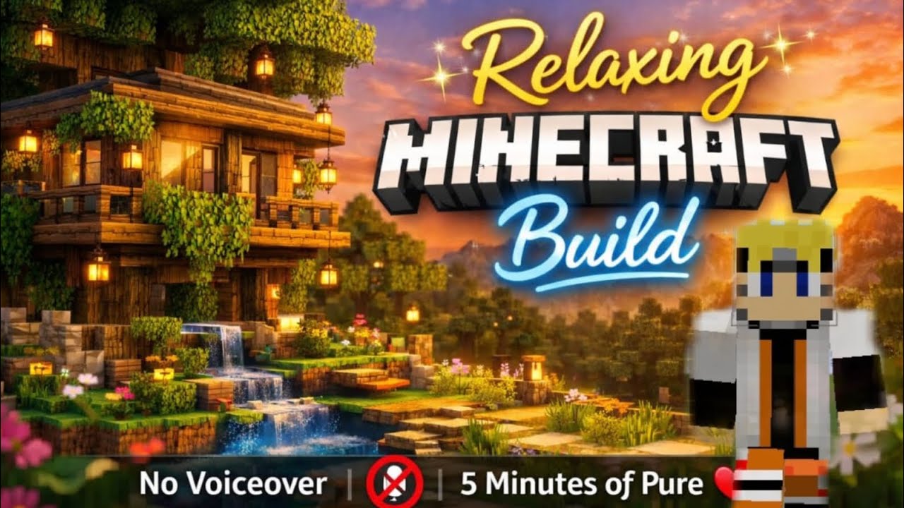 This Minecraft Creative Build is So Relaxing 😍 | Subscribe For More Support Guys♥️|