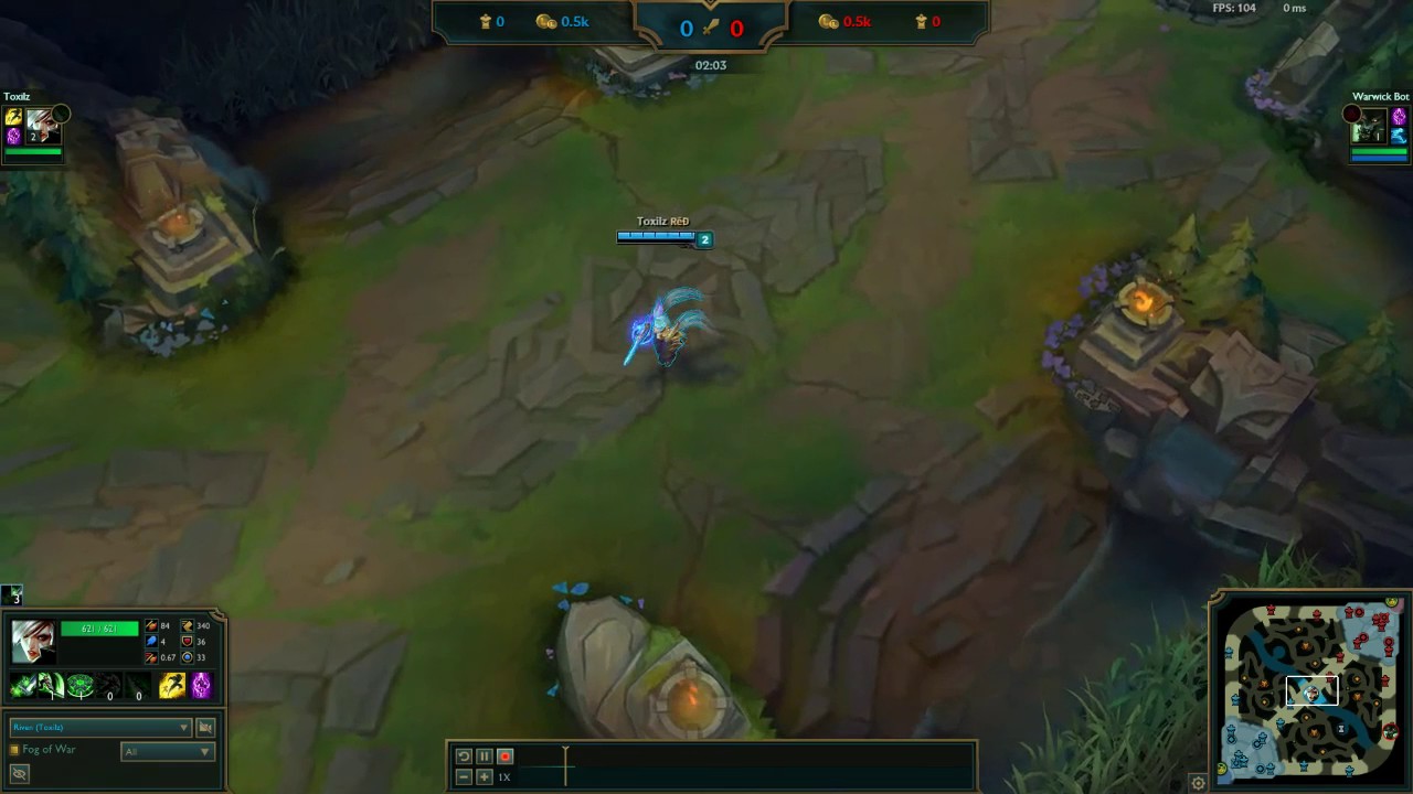 Riven Doublecast no E (Patch 7.12)