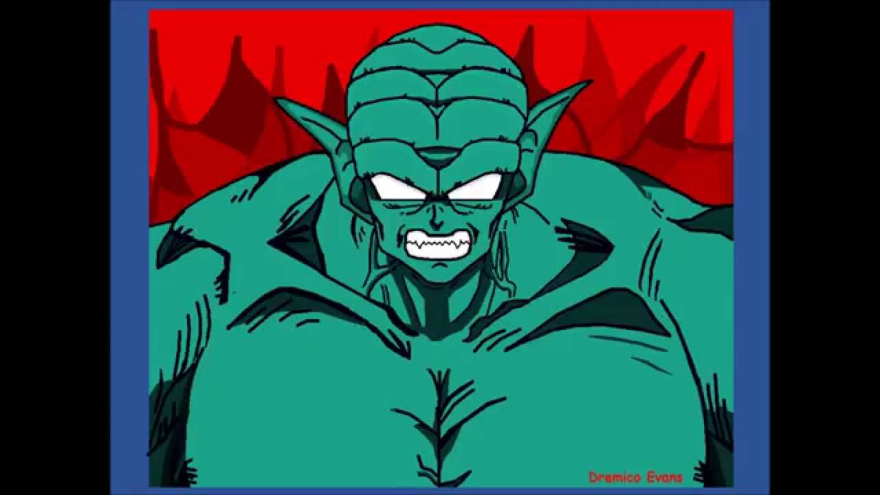 Dragon Ball Anime Art Garlic JR Remastered (how to draw Garlic Jr
