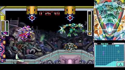 Megaman ZX Advent (Expert/Maniac): Model P (Shuriken Variation) vs Condorck/Vulturon - No Damage