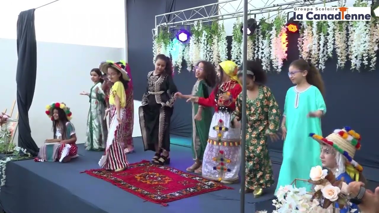 رقصة المدن المغربية يؤديها تلاميذ المستوى الثالث ابتدائي / Groupe Scolaire La Canadienne