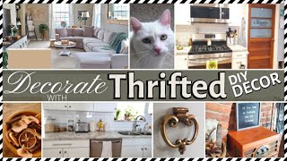 THRIFT FLIP HOME DECOR ON a BUDGET | hOmE TouR  - DECORATE WITH FURNITURE FLIPS &amp; DECOR MAKEOVERS