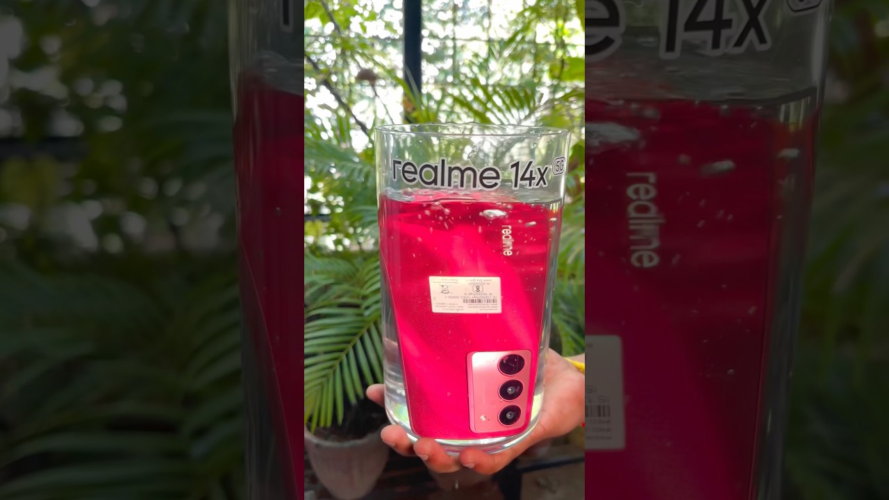 realme-14x-5g-review-ip69-rating-waterproof-phone-shorts-viralvideo