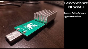 Asic Overclock From 100Mhz To 300Mhz USB Gekkoscience NewPac And Its Power Consumption