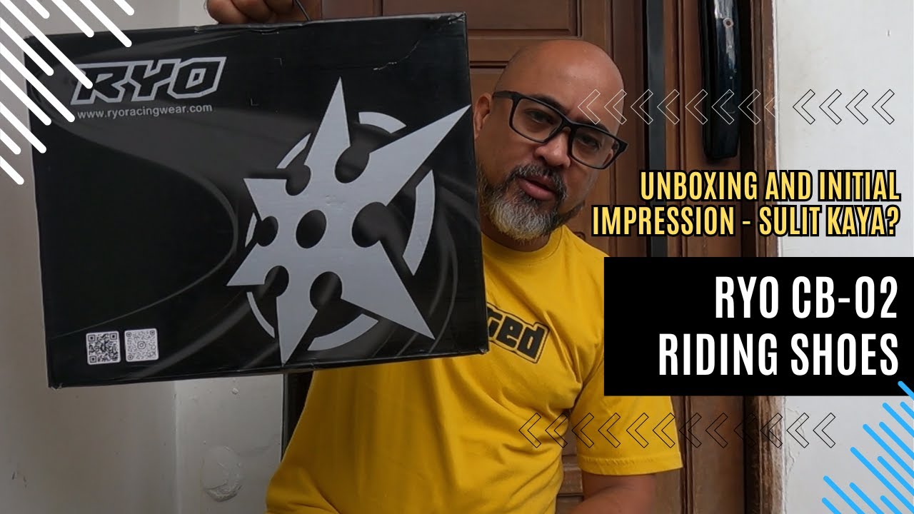 RYO CB-02 Riding Shoes - UNBOXING - YouTube