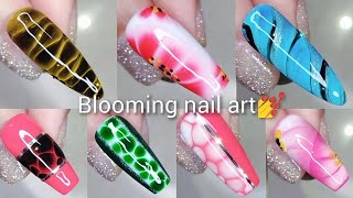 12+ Blooming gel nail art | Simple nail art designs❣️💅#nails #nailart #naildesign #nailpolish #nail