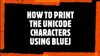 HOW TO DISPLAY ANY TEXT ON NOTEPAD WITH THE HELP OF BLUEJ