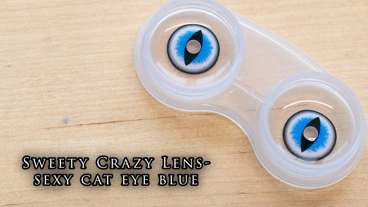 Contact Lenses Review: Sweety Crazy Lens- Sexy Cat Eye Blue