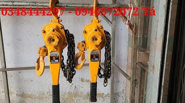 ( ĐÃ Bán) Siêu phẩm Pa lăng xích lắc tay 3 tấn kito nhật đẹp như mới trong thùng