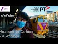 First Class V/Line N class train Melbourne to Wodonga - the cheapest way to travel to Canberra?