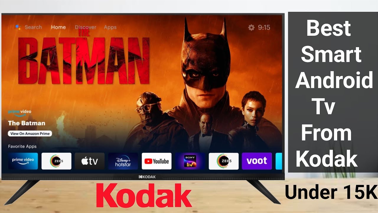 Kodak 7XPRO Series 42inch full hd led smart Android TV - 42FHDX7XPRO - Kodak New Android TV 2023