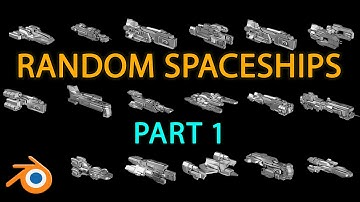 Random Ship in Blender part 1 (kit-bashing & asset mining)