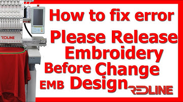 Design Error Message | Redline Embroidery Machines
