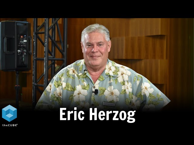 Eric Herzog, Infinidat | VeeamON 2022 class=