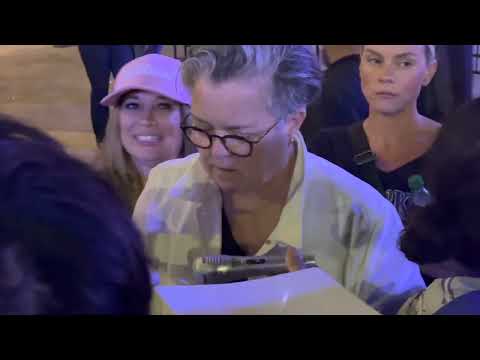 Rosie O'Donnell Surprises Fans at Event in Downtown L.A