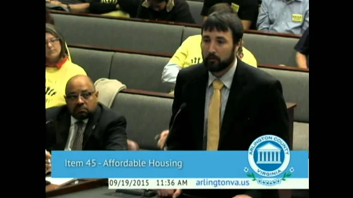 Mike Spotts at the Arlington County Board 09.19.15